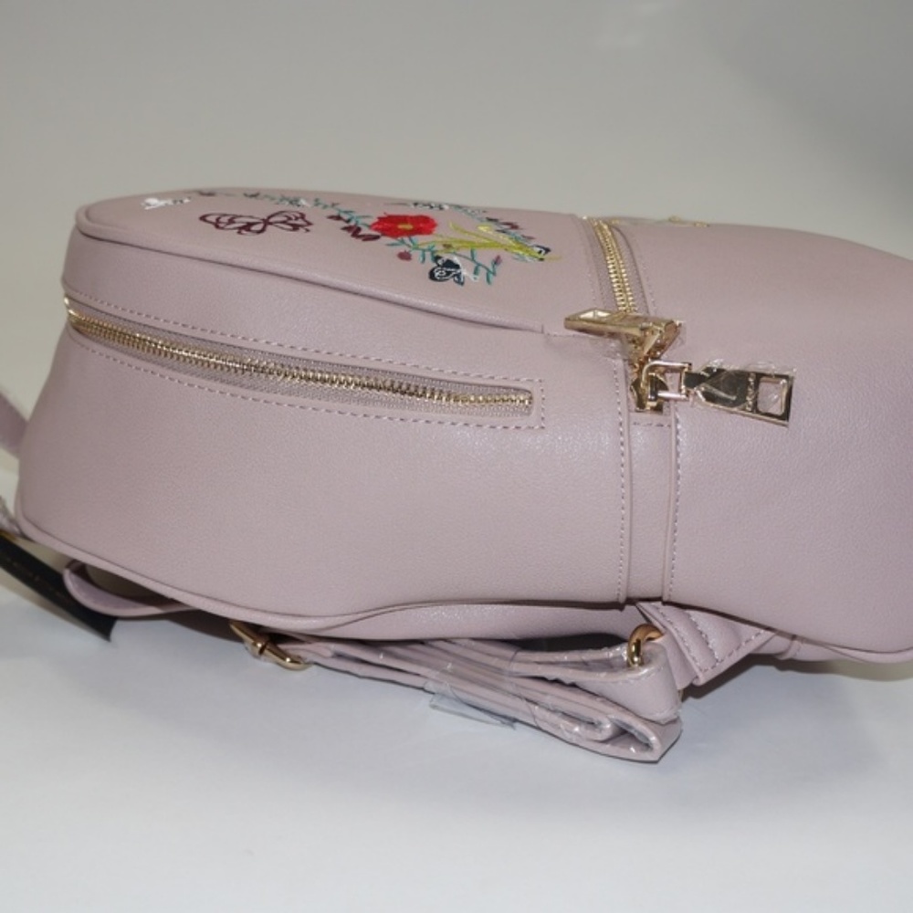 🚫SOLD🚫bebe Floral Embroidered Large Backpack NWT - Picture 6 of 8